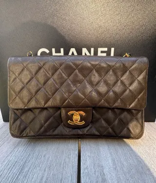 Borsa Chanel Marrone e Oro