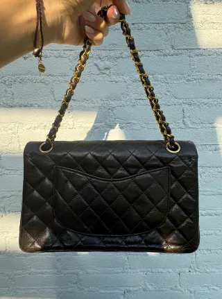 Borsa Chanel Marrone e Oro