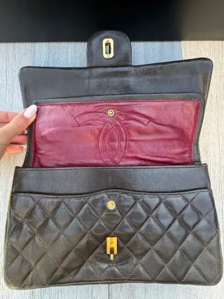 Borsa Chanel Marrone e Oro