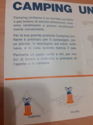 3 Fornelli a gas liquido Uniflame per campeggio