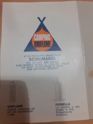 3 Fornelli a gas liquido Uniflame per campeggio