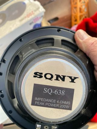 Amplificado GTA-2001B + Altavoces Sony SQ638