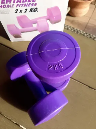 Pesas de vinilo 2x2kg