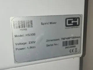 Amasadora industrial de harina