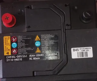 Batería Coche 45Ah CMF45L-DIN