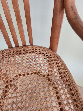 Trona de bebé antigua