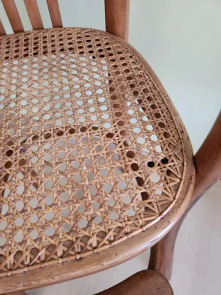 Trona de bebé antigua