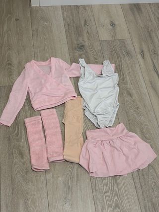 Conjunto Ropa Baile Niña talla 4-5 años