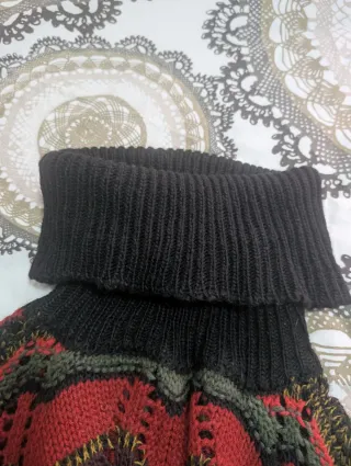 Jersey de punto con cuello alto