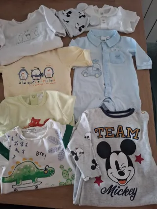 Lote pijamas bebé 0-3 meses