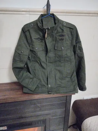 Chaqueta Militar Verde Talla M Nueva
