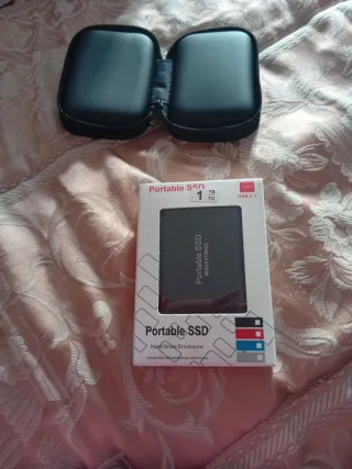 SSD Portátil 1TB USB 3.1 + Funda