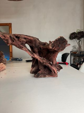 Madera natural para acuario