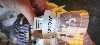 Falda larga estampada invierno. Marca monki.