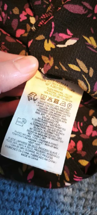 Falda larga estampada invierno. Marca monki.