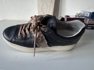 Nero Giardini Sneakers Donna Pelle Nero/bronzo