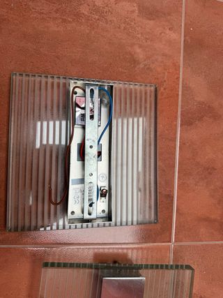 Apliques de pared modernos cristal y metal