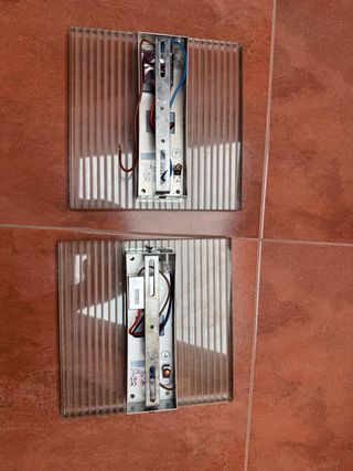 Apliques de pared modernos cristal y metal