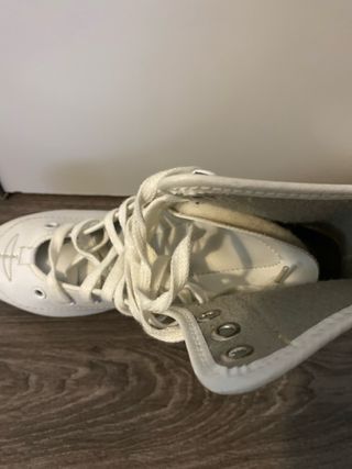 Pattini da ghiaccio bianchi taglia 36 nuovi