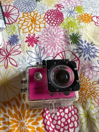 Cámara HD 1080p Rosa WiFi