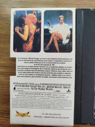Instinto Básico VHS Sharon Stone Michael Douglas