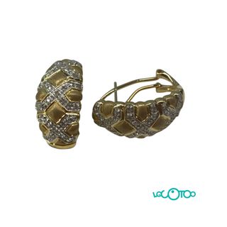 Pendientes Oro 14k Diamantes