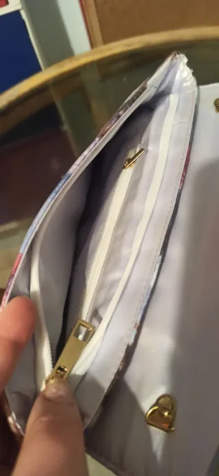 Bolso de mano floral pequeño