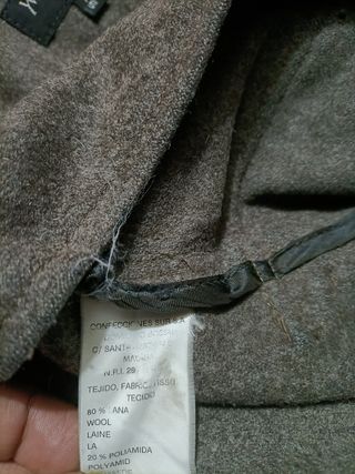 Abrigo YSL Hombre Gris Talla XL