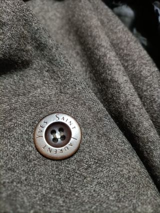 Abrigo YSL Hombre Gris Talla XL