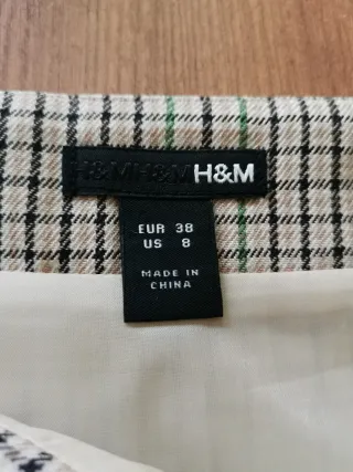 Falda de cuadros HyM