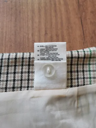 Falda de cuadros HyM