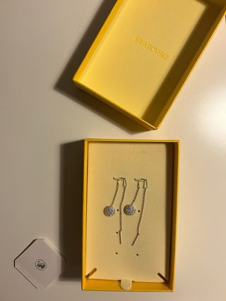 Pendientes Sublima Swarovski Plata