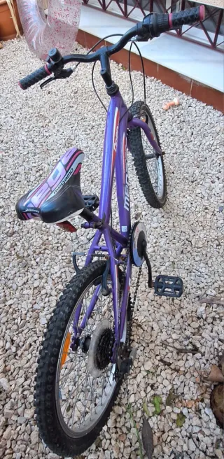 Bicicleta infantil morada Marca: Megamo