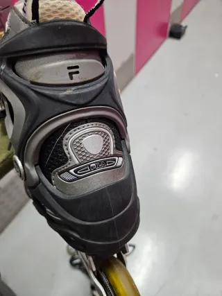 Patines Fila Negro y Gris Talla 42