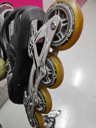 Patines Fila Negro y Gris Talla 42