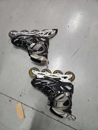 Patines Fila Negro y Gris Talla 42