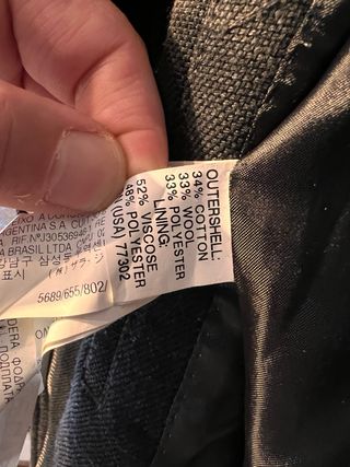 Abrigo Zara Hombre Gris