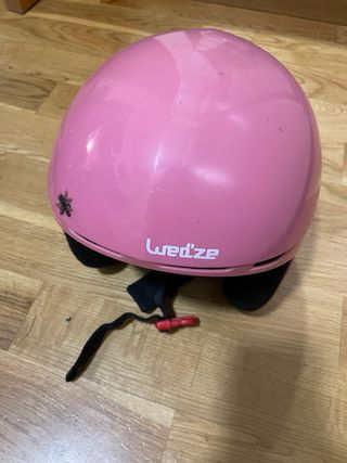Casco de esquí infantil rosa