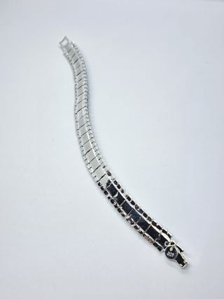 Pulsera Plata 925 Circonita Cristal Austriaco 20cm