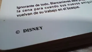 Juego Cartas Blancanieves Disney