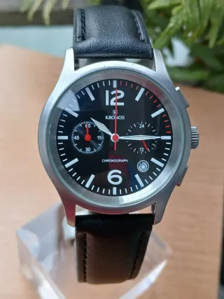 Reloj Kronos Crono Cuarzo Negro