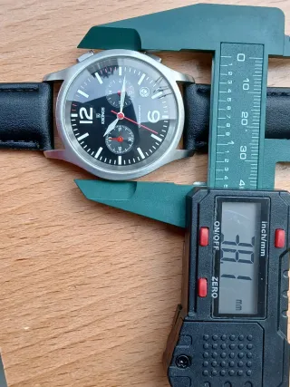 Reloj Kronos Crono Cuarzo Negro