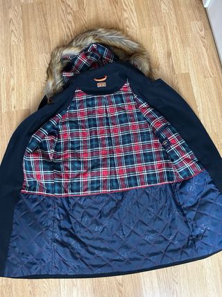 Abrigo Spagnolo Azul marino con Capucha