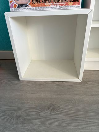 Cubo blanco madera Ikea 35x25x35
