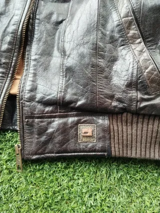 Cazadora XL Cuero Scotch & Soda Marrón