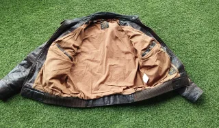 Cazadora XL Cuero Scotch & Soda Marrón