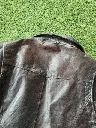 Cazadora XL Cuero Scotch & Soda Marrón