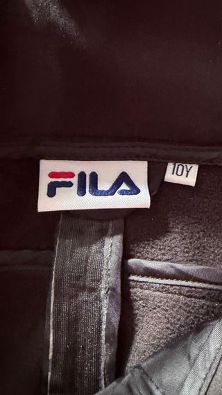 Completo FILA da sci bambina rosa e nera