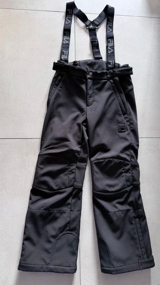 Completo FILA da sci bambina rosa e nera