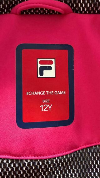 Completo FILA da sci bambina rosa e nera